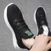 Men's Sneakers Casual Shoes Sporty Look Flyknit Shoes Running Walking Sporty Casual Outdoor Daily Knit Tissage Volant Breathable Height Increasing Lace-up Black Grey Black Green Color Block Spring