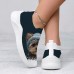 Women's Shoes Yorkshire Terrier Puppy 3D Graphic Print Comfortable and Breathable Slip-On Flyknit Sneakers