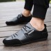 Men's Sneakers Moccasin Comfort Shoes Casual Outdoor Daily Faux Leather Breathable Elastic Band Black White Fall