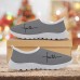 Men's Sneakers Print Shoes Plus Size Flyknit Shoes Walking Sporty Casual Outdoor Daily Mesh Breathable Comfortable Gray Summer Spring Fall