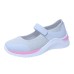 Women's Sneakers Plus Size Slip-on Sneakers White Shoes Outdoor Daily Color Block Solid Colored Summer Wedge Heel Round Toe Sporty Classic Casual Walking Mesh Magic Tape Black White Dusty Rose