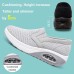 Women's Sneakers Slip-Ons Wedge Heels Plus Size Height Increasing Shoes Outdoor Daily Solid Color Flat Heel Round Toe Fashion Comfort Minimalism Walking Mesh Loafer Black White Purple