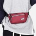 Men's Crossbody Bag Chest Bag Nylon Daily Large Capacity Foldable Lightweight Geometric Dark Grey Black Red