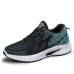 Men's Sneakers Sporty Look Flyknit Shoes Comfort Shoes Sporty Casual Outdoor Daily Tissage Volant Breathable Comfortable Slip Resistant Lace-up Red Blue Gray Color Block Summer Spring