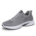 Men's Sneakers Sporty Look Flyknit Shoes Comfort Shoes Sporty Casual Outdoor Daily Tissage Volant Breathable Comfortable Slip Resistant Lace-up Red Blue Gray Color Block Summer Spring