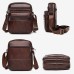 Men's Crossbody Bag Shoulder Bag Messenger Bag Cowhide Outdoor Daily Zipper Large Capacity Waterproof Lightweight Solid Color 0510 style four 0510 style two 0510 style five