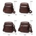 Men's Crossbody Bag Shoulder Bag Messenger Bag Cowhide Outdoor Daily Zipper Large Capacity Waterproof Lightweight Solid Color 0510 style four 0510 style two 0510 style five