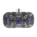 Women's Clutch Evening Bag Acrylic Alloy Party Rhinestone Crystals Rhinestone Silver