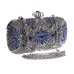 Women's Clutch Evening Bag Acrylic Alloy Party Rhinestone Crystals Rhinestone Silver