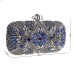 Women's Clutch Evening Bag Acrylic Alloy Party Rhinestone Crystals Rhinestone Silver