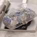 Women's Clutch Evening Bag Acrylic Alloy Party Rhinestone Crystals Rhinestone Silver