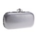 Women's Clutch Evening Bag Acrylic Alloy Party Rhinestone Crystals Rhinestone Silver