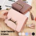 Women's Wallet Credit Card Holder Wallet PU Leather Shopping Daily Tassel Zipper Large Capacity Waterproof Lightweight Solid Color Cat Light Pink bean paste color Black