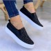 Women's Sneakers Bling Bling Shoes Plus Size Slip-on Sneakers Daily Sequin Flat Heel Round Toe Casual Glitter Loafer Black Golden Brown