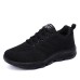 Women's Sneakers Running Shoes Athletic Non-slip Flyknit Cushioning Breathable Lightweight Soft Running Jogging Rubber Knit Summer Spring Black White Pink Black White