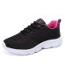 Women's Sneakers Running Shoes Athletic Non-slip Flyknit Cushioning Breathable Lightweight Soft Running Jogging Rubber Knit Summer Spring Black White Pink Black White