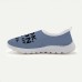 Men's Sneakers Print Shoes Plus Size Flyknit Shoes Walking Sporty Casual Outdoor Daily Mesh Breathable Comfortable Blue Gray Summer Spring Fall