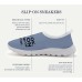 Men's Sneakers Print Shoes Plus Size Flyknit Shoes Walking Sporty Casual Outdoor Daily Mesh Breathable Comfortable Blue Gray Summer Spring Fall