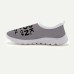 Men's Sneakers Print Shoes Plus Size Flyknit Shoes Walking Sporty Casual Outdoor Daily Mesh Breathable Comfortable Blue Gray Summer Spring Fall