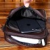 Men's Crossbody Bag Fanny Pack Belt Bag Cowhide Office Daily Zipper Solid Color Coffee