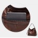 Women's Crossbody Bag Tote Shoulder Bag Hobo Bag PU Leather Outdoor Daily Holiday Zipper Large Capacity Waterproof Durable Solid Color Brown spot Date red Black