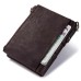 Men's Wallet Coin Purse Nappa Leather Cowhide Daily Zipper Solid Color Red Brown Coffee