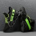 Men's Women's Sneakers Running Shoes Athletic Blade Type Lace up Non-slip Cushioning Breathable Lightweight Soft Basketball Running Rubber Knit Summer Spring Forest Green Black White Yellow