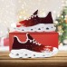 Men's Sneakers Casual Shoes Print Shoes Xmas Shoes Flyknit Shoes Running Fitness & Cross Training Shoes Walking Sporty Casual Outdoor Christmas Xmas Cloth Breathable Comfortable Slip Resistant Lace-up