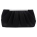 Women's Evening Bag Polyester Wedding Party Chain Solid Color Plain Silver Black Almond