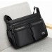 Men's Crossbody Bag Shoulder Bag Satchel Oxford Cloth Outdoor Daily Holiday Zipper Large Capacity Waterproof Lightweight Solid Color Color Block ArmyGreen Black Navy Blue