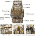 80L Tactical Backpack Waterproof Molle Camo Military Army Hiking Camping Backpack Travel Rucksack Outdoor Sports Climbing Bag