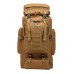 80L Tactical Backpack Waterproof Molle Camo Military Army Hiking Camping Backpack Travel Rucksack Outdoor Sports Climbing Bag