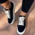 Women's Sneakers Plus Size Canvas Shoes Platform Sneakers Daily Solid Color Solid Colored Summer Platform Flat Heel Round Toe Sporty Casual Minimalism Walking Canvas Black / White White / Purple Black