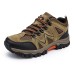 Men's Sneakers Hiking Shoes Shock Absorption Breathable Wearable Wearproof Fishing Hiking Round Toe Rubber Synthetic Spring, Fall, Winter, Summer Brown Green Grey