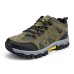 Men's Sneakers Hiking Shoes Shock Absorption Breathable Wearable Wearproof Fishing Hiking Round Toe Rubber Synthetic Spring, Fall, Winter, Summer Brown Green Grey