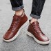 Men's Sneakers Sweater Boots Fur Lined Walking Casual Daily PU Warm Loafer Black Brown Fall Winter