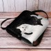 Women's Crossbody Bag Shoulder Bag Fluffy Bag Polyester Outdoor Daily Holiday Print Large Capacity Lightweight Durable Cat White Blue Orange