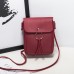 Women's Messenger Bag Sling Shoulder Bag Crossbody Bag Office & Career Solid Color Wine Red Black Pink