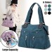 Women's Tote Shoulder Bag Hobo Bag Gym Bag Nylon Daily Holiday Zipper Large Capacity Waterproof Foldable Solid Color Orchid Black Light Green