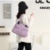 Women's Tote Shoulder Bag Hobo Bag Gym Bag Nylon Daily Holiday Zipper Large Capacity Waterproof Foldable Solid Color Orchid Black Light Green