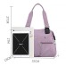 Women's Tote Shoulder Bag Hobo Bag Gym Bag Nylon Daily Holiday Zipper Large Capacity Waterproof Foldable Solid Color Orchid Black Light Green