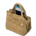 Women's Tote Tote Canvas Tote Bag Canvas Outdoor Shopping Daily Solid Color khaki