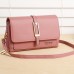 Women's Wallet Mobile Phone Bag Crossbody Bag PU Leather Daily Going out Zipper Plain Black Pink Dusty Rose