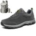 Men's Hiking Shoes Walking Shoes Shock Absorption Breathable Lightweight Soft Hiking Outdoor TPR Summer Spring Army Green Brown Grey and Backpack