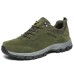 Men's Hiking Shoes Walking Shoes Shock Absorption Breathable Lightweight Soft Hiking Outdoor TPR Summer Spring Army Green Brown Grey and Backpack