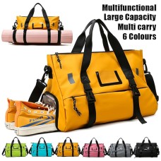 Women's Handbag Crossbody Bag Shoulder Bag Gym Bag Duffle Bag Oxford Cloth Outdoor Daily Holiday Zipper Large Capacity Waterproof Durable Solid Color Color Block Black Yellow Blue