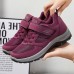 Women's Sneakers Plus Size Flyknit Shoes Platform Sneakers Outdoor Work Athletic Solid Color Summer Wedge Heel Round Toe Casual Comfort Running Hiking Tissage Volant Black Red Purple