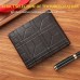 Men's Wallet Credit Card Holder Wallet PU Leather Shopping Daily Holiday Embossed Large Capacity Waterproof Lightweight Geometric Black Brown Coffee