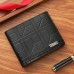 Men's Wallet Credit Card Holder Wallet PU Leather Shopping Daily Holiday Embossed Large Capacity Waterproof Lightweight Geometric Black Brown Coffee