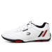 Men's Sneakers Casual Shoes Comfort Shoes Golf Tennis Shoes Walking Sporty Casual Outdoor Athletic Daily Leather Breathable Comfortable Slip Resistant Lace-up Black White Color Block Striped Spring